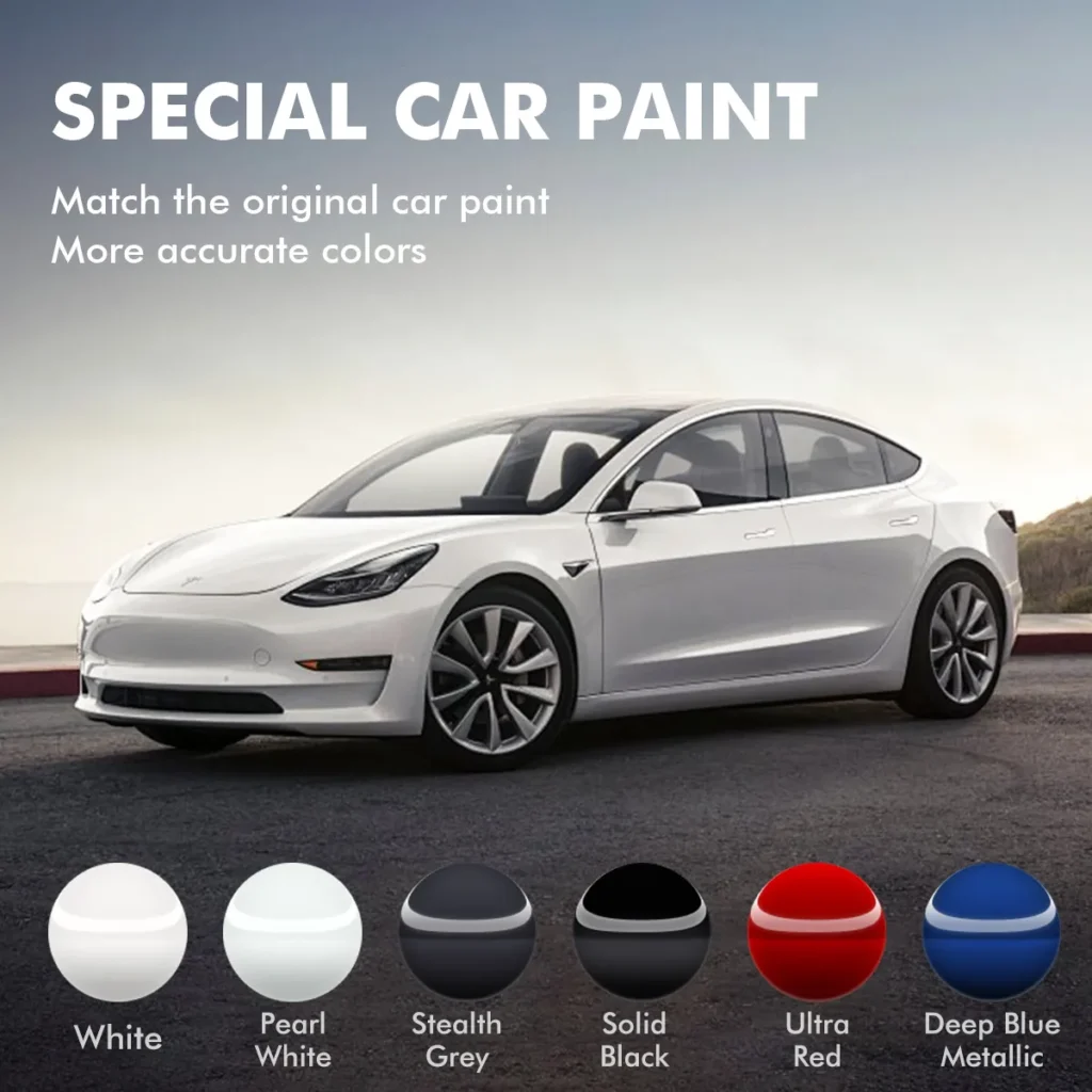 Tesla Auto Color Chart Tesla Touch Up Paint Kit – Easy OEM Color Match in 3 Steps
