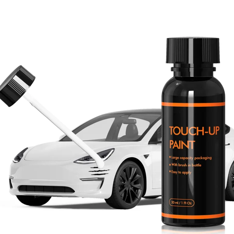 What Is the Best Way to Touch Up Car Paint? Real DIY Stories with xtryfun 6 Car Paint Touch Ups on Tesla vehicle, showing smooth glossy finish and precise color match.