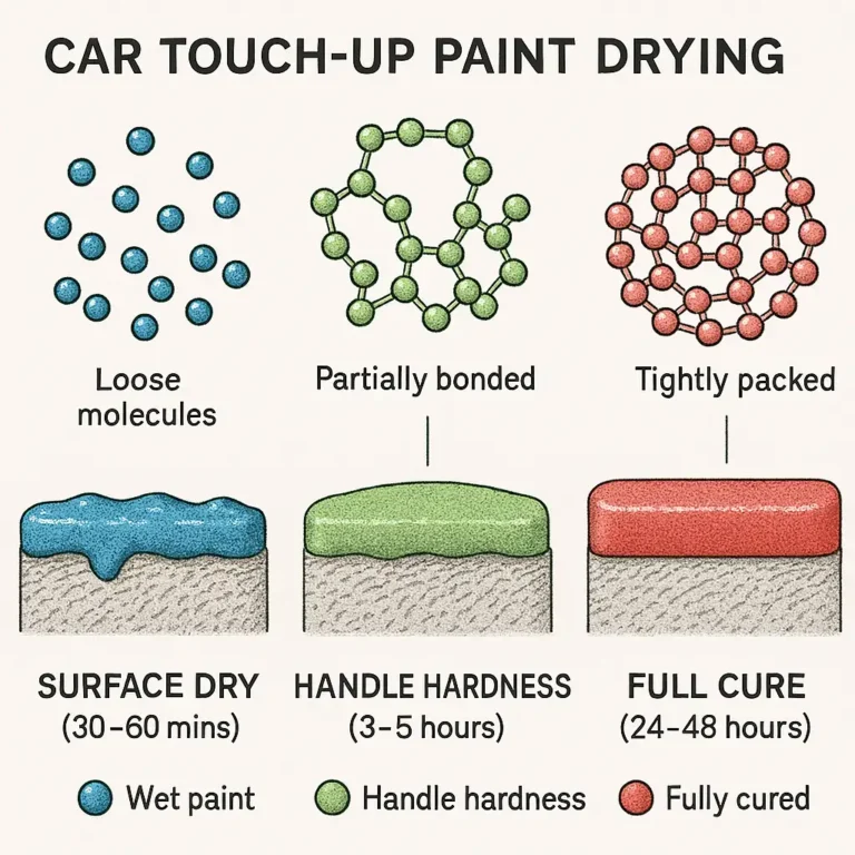 How Long Does Touch Up Paint Take to Dry? (Complete XtryFun Guide) 31 touch up paint drying time comparison: Toyota Corolla vs. BMW 3 Series